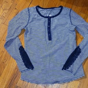 Arizona Girls long-sleeved striped T-shirt